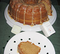 Tea-Glazed Irish Pound Cake