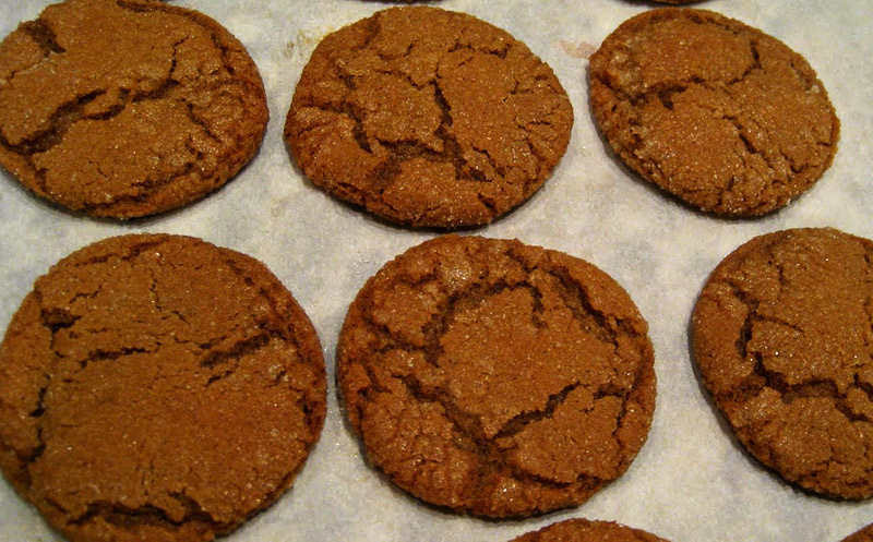 Chewy Pu'erh Ginger Snap Cookies
