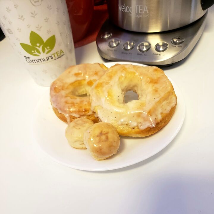 Air Fryer Dragon Fruit Donuts