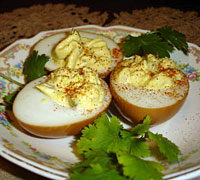 Smoky Deviled Eggs