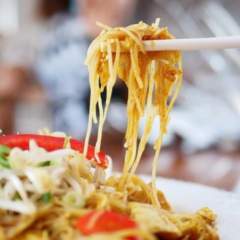 Asian Tea Chicken and Noodles