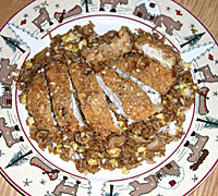 Almond and Pekoe Breaded Chicken