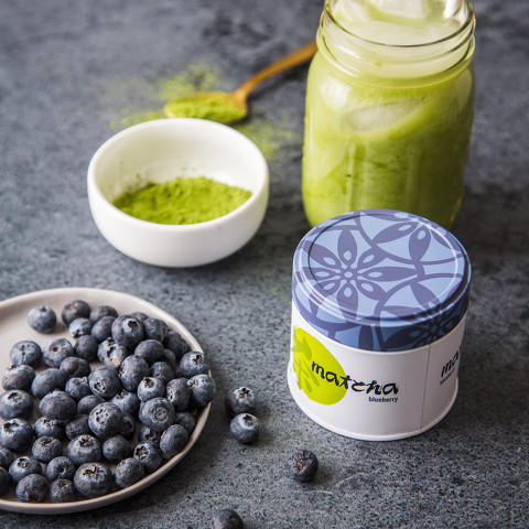 Blueberry Matcha Smoothie (dairy-free)