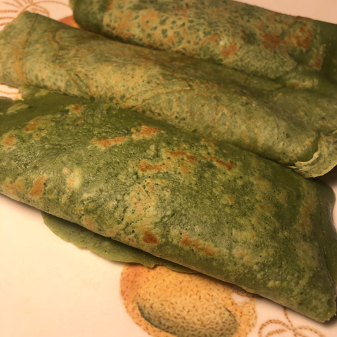 Matcha crepes