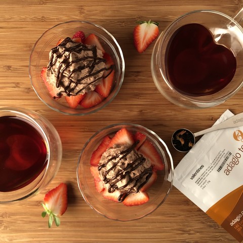 Valentines Infused Chocolate Mousse Cream