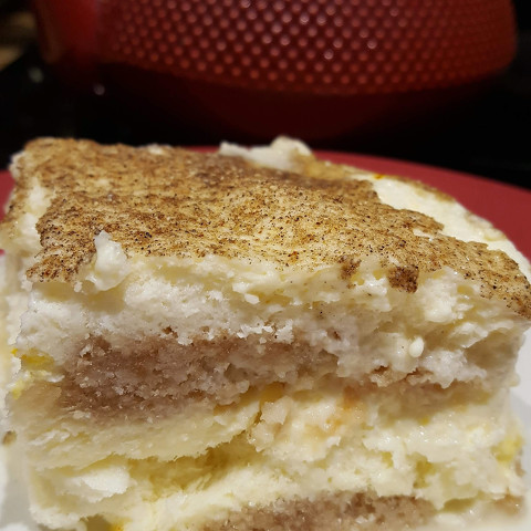 Saffron cardamom tiramisu