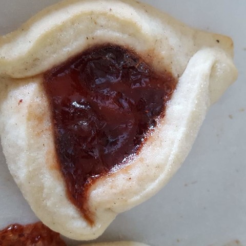 Strawberry hamantaschen