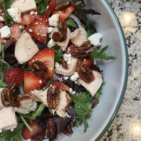 Wild Strawberry Chicken Salad