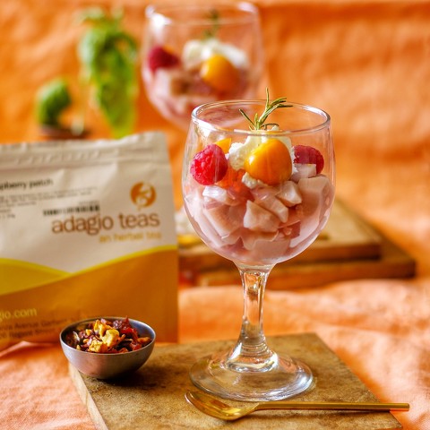 Vegan Soy-Milky Raspberry Jelly Cup