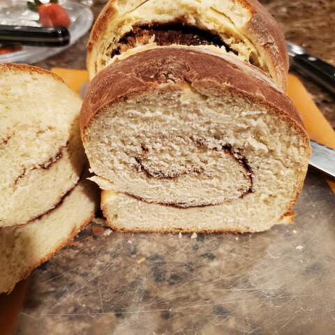 Lavender Cinnaom Swirl Bread