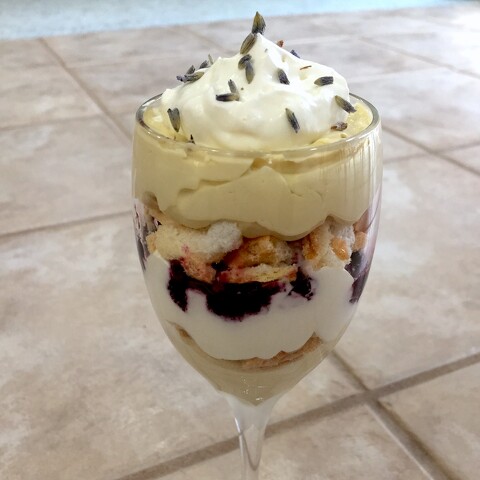 Lavender Earl Grey Eton Mess with Mascarpone