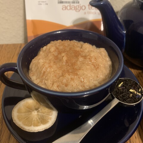 Earl Grey Rice Pudding