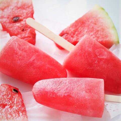 Watermelon Cooler Popsicles