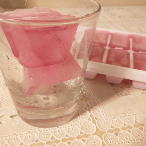Watermelon Cooler Tea Ice Cubes