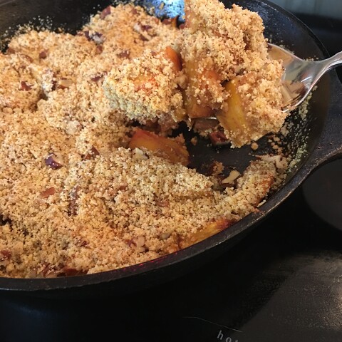 Southwestern Peach Crisp