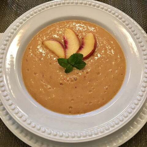 Chilled Peach Soup