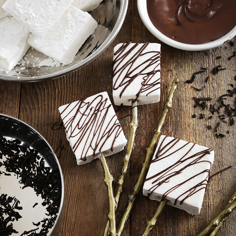 Homemade Campfire S'mores Marshmallows