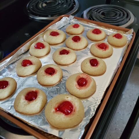 Cherry Almond Cookies