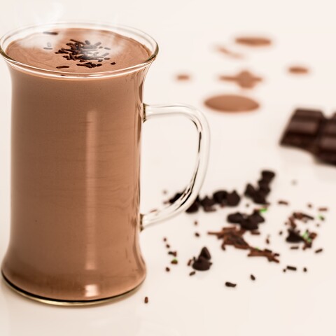 Mint Infused Hot Chocolate