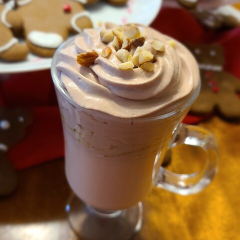 Whipped Honeybush Hazelnut Tea Hot Chocolate