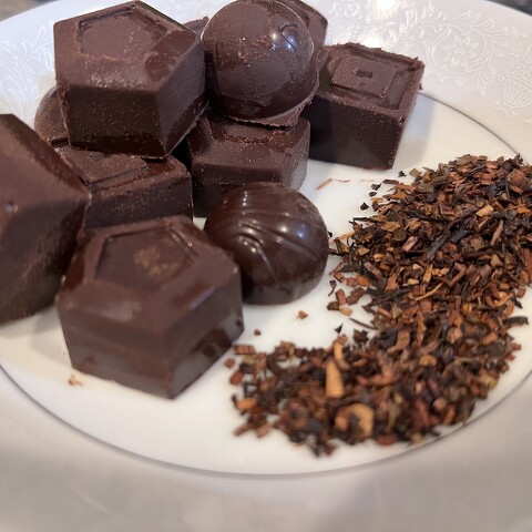 Hazelnut Dark Chocolate Bites