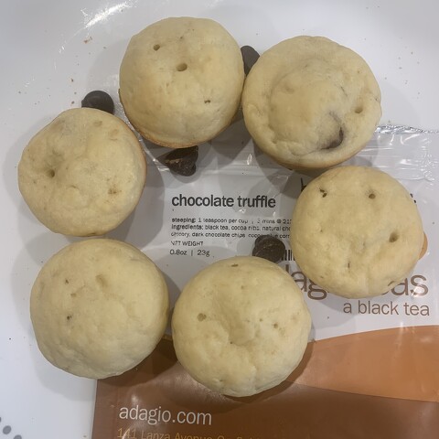 Chocolate truffle orange muffins