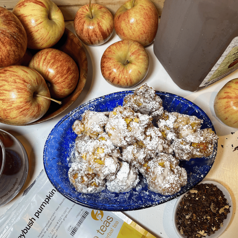 Honeybush Pumpkin Chai Fritters