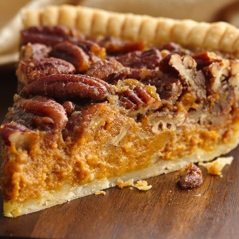 Blazing Pumpkin Pecan Pie