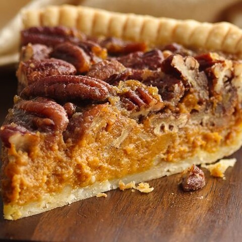 Blazing Pumpkin Pecan Pie