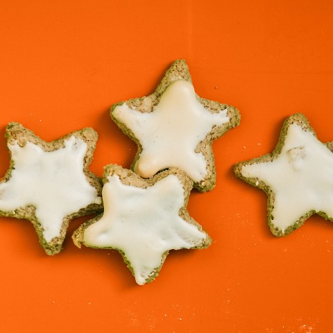 Chamomile Frosted Cookies