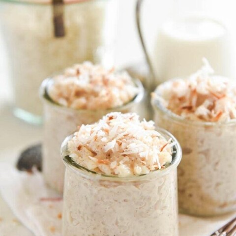 White Coconut Rice Pudding