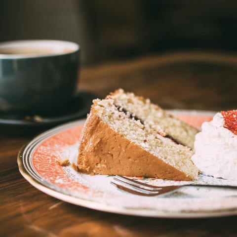 Strawberry Chamomile Cake