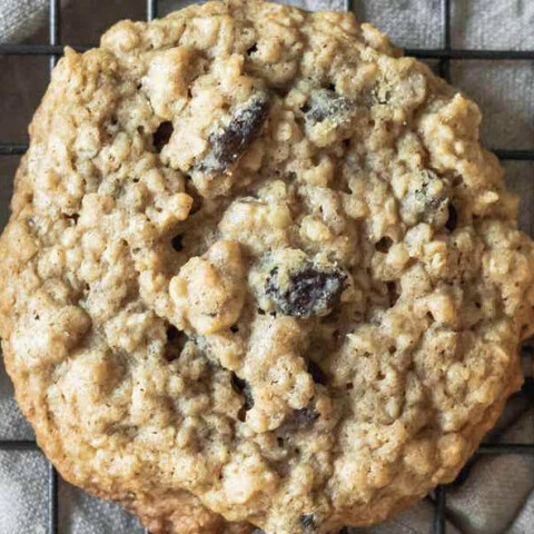 Almond Spice Oatmeal Raisin Cookies