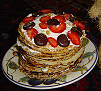 Chamomile Pannkakstarta