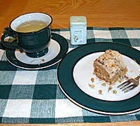 Chamomile Crumb Cake