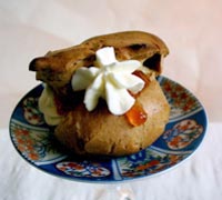 Easy Apricot Chamomile Cream Puffs