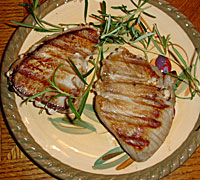 Grilled Pi Lo Chun Tuna