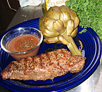 Flank Steak with Red Wine