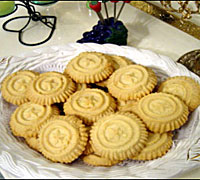 Jasmine Shortbread Cookies