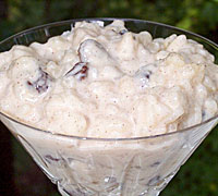 Jasmine Tea Rice Pudding