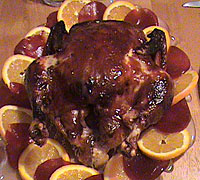 Cranberry Tea and Orange Glazed Chicken
