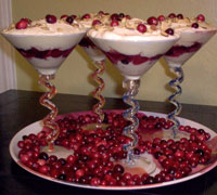 Cranberry Tea Trifle