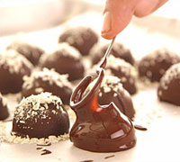 Chocolate Jasmine Truffles