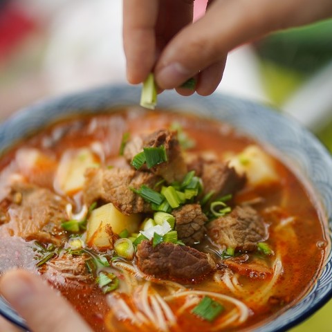 Blood Orange Beef Soup