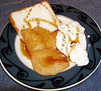 Jasmine Tea Poached Pears