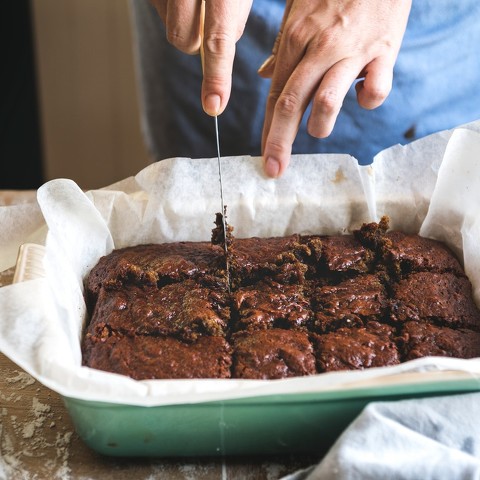 Lemon Grass Tea Brownies