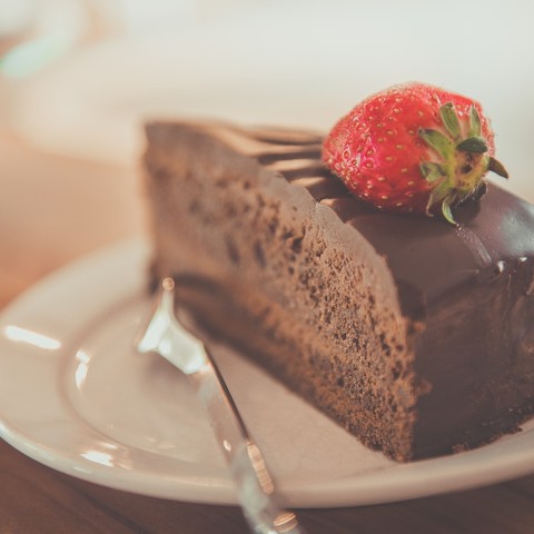 Flourless Chocolate Chai Cake