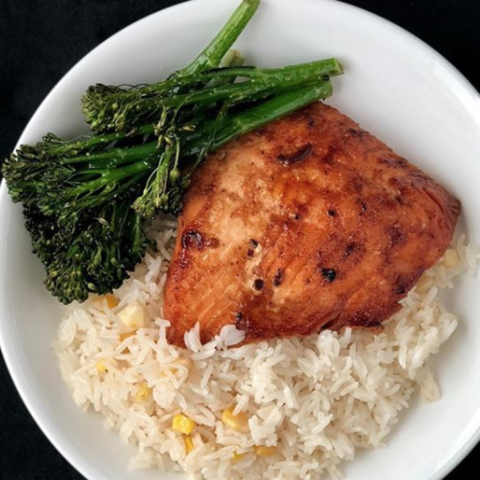 lapsang Salmon and Rice