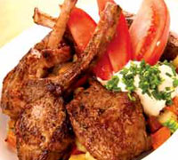 "Mint-tea" Lamb Chops