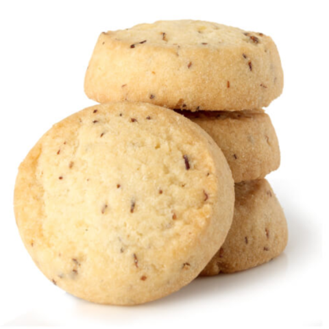 Rooibos Vanilla Shortbread Cookies
